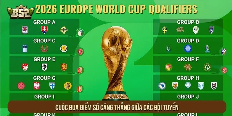 Cuộc đua điểm số căng thẳng giữa các đội tuyển