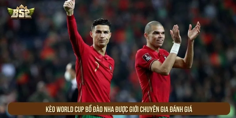 Kèo World Cup Bồ Đào Nha được giới chuyên gia đánh giá